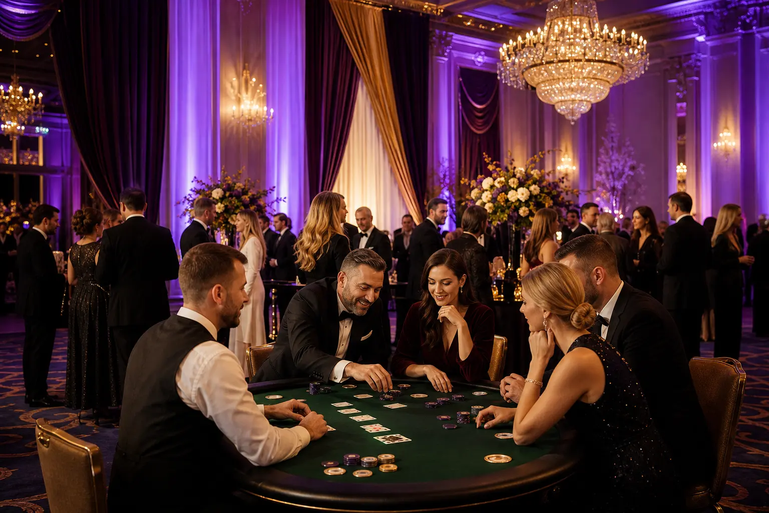 Elegancka gala eventowa z profesjonalnie przygotowaną strefą rozrywki